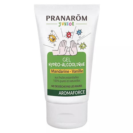 Pranarom Aromaforce Junior Gel Hydro-Alcoolique Mandarine Vanille 50ml