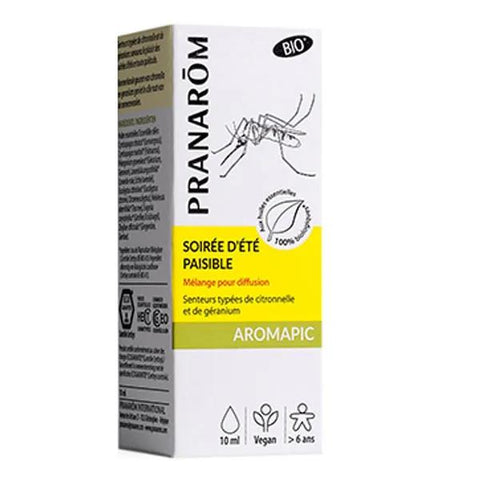 Pranarom Aromapic Synergies pour diffuseur Soirée d'Été Paisible Bio (10 ml)