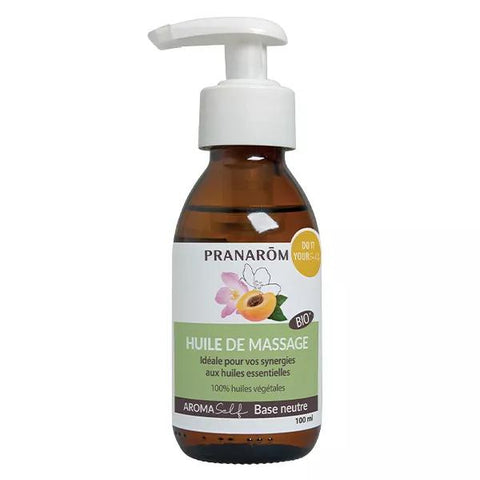 Pranarom Aromaself Massage Sélection Huile de base naturelle Bio (100 ml)