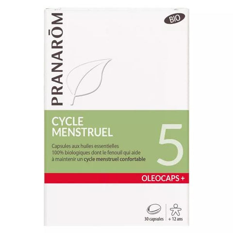 Pranarom Oleocaps 5 Menstruationszyklus Bio 30 Kapseln