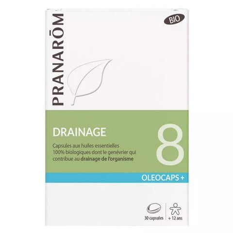 Pranarom Oleocaps 8 Drainage Bio 30 Kapseln