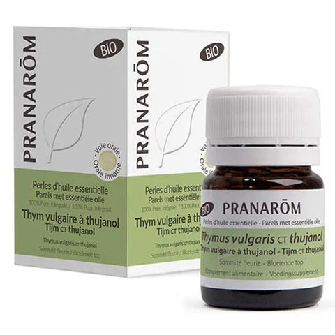 Pranarom Ätherische Öle Perlen Thymian, chemotyp Thujanol Bio 60 Stück