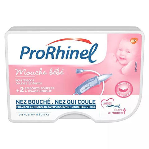 ProRhinel Babynasensauger mit 2 Aufsätzen