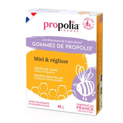 Propolia Die Süßigkeiten des Imkers Propolis-Honig- und Lakritzgummis 45 Stück