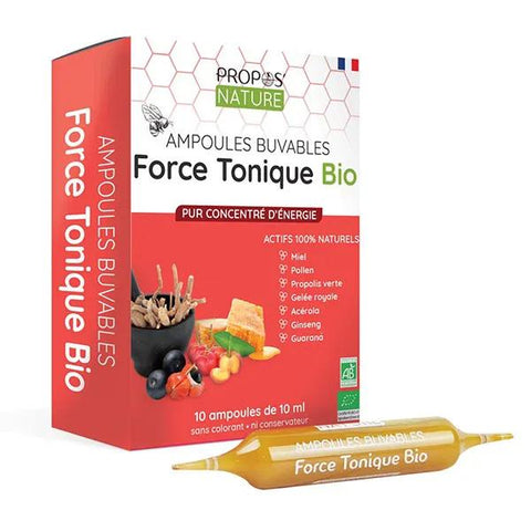 Propos' Nature Apitherapy Organic Tonic Force 10 ampoules