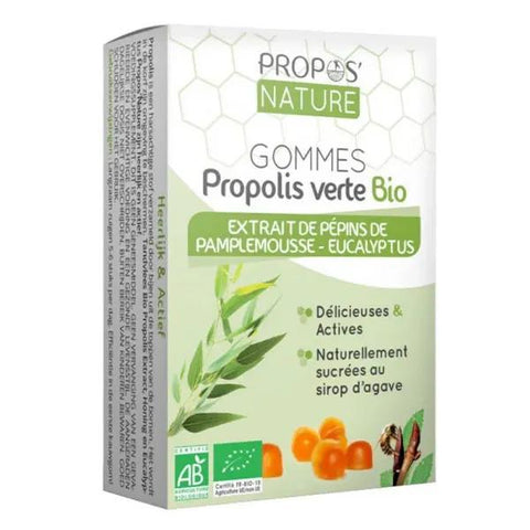 Propos' Nature Apitherapy Propolis Gum Grapefruit Seeds Organic Eucalyptus 45g