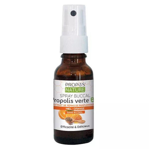 Propos' Nature Apitherapie Mundspray Grüne Propolis Grapefruit Bio 20ml