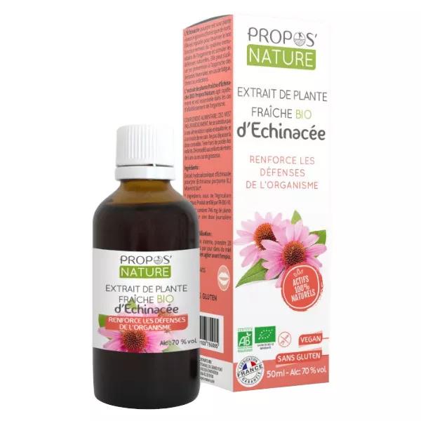 Propos' Nature Aroma-Phytothérapie Extrait de Plante Fraîche d'Echinacée Bio 50ml