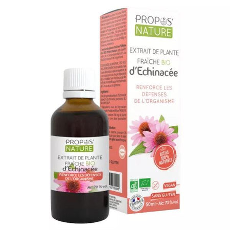 Propos' Nature Aroma-Phytothérapie Extrait de Plante Fraîche d'Echinacée Bio 50ml