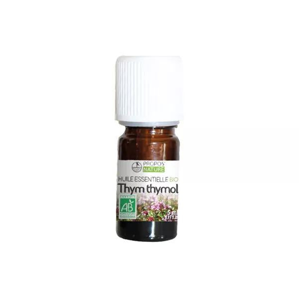 Propos' Nature Aroma-Phytothérapie Huile Essentielle Thym Thymol Bio 5ml