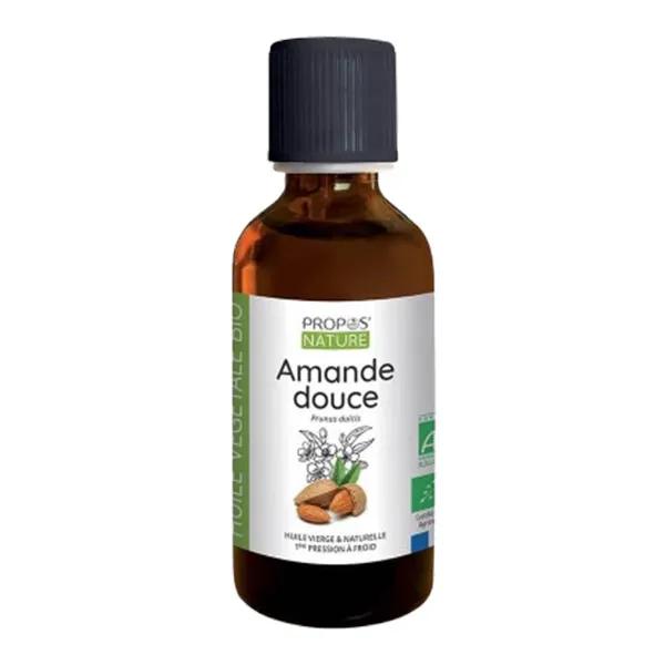 Propos' Nature Aroma-Phytothérapie Huile Végétale Amande Douce Bio (50 ml)