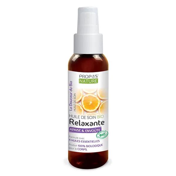 Propos'Nature Cosmétique Huile de Soin Relaxante Apaise & Envoûte Bio (100 ml)
