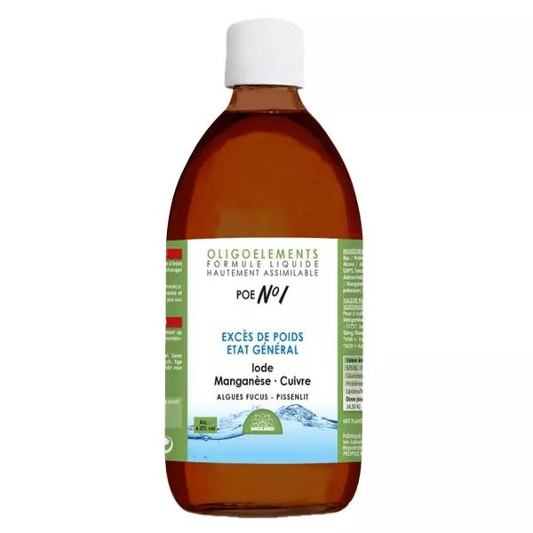 Propos'Nature Oligoélément POE N°1 Iode, Manganèse et Cuivre 100ml