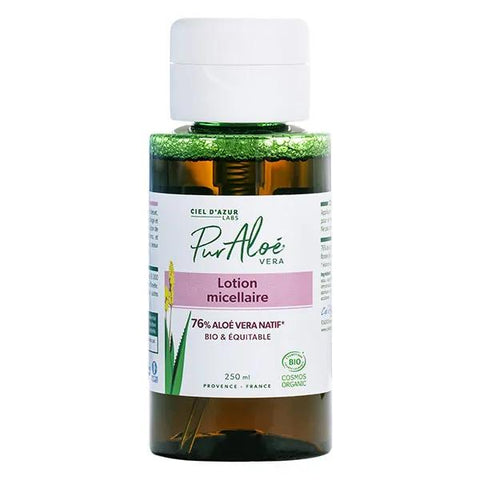Pur Aloé Micellar Lotion Aloe Vera 76% Organic 250ml