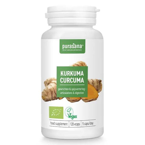 Purasana Kurkuma 325 mg Bio 120 Kapseln