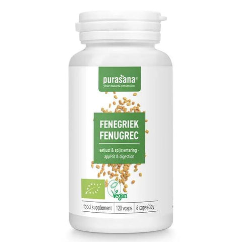 Purasana Fenugreek 330mg Organic 120 capsules