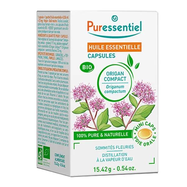 Puressentiel Capsules huile essentielle d'Origan Compact Bio (60 gélules)