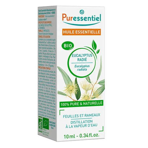 Puressentiel Organic Radiata Eucalyptus Essential Oil (10 ml)