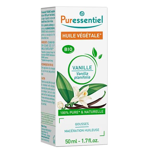 Puressentiel Huiles Végétales 100% Bio Huile Végétale Vanille (50 ml)