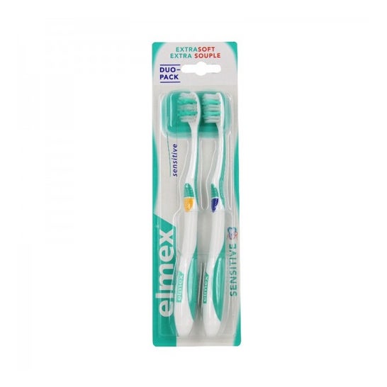 Elmex Sensitive Brosse À Dents Extra Souple Lot De 2