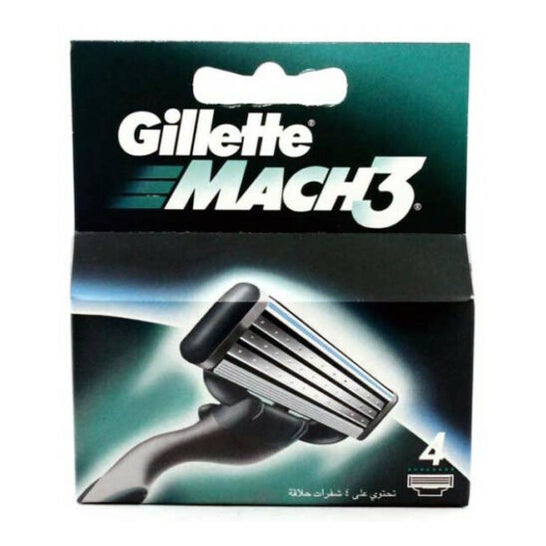 Gillette Mach3 rechange (4 pièces)