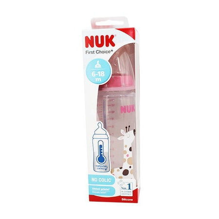 Nuk 6-18M Biberon First Choice+ Temperature Control Silicone (360 ml)