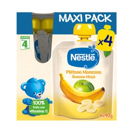 Nestlé Naturnes Banane Pomme (4 x 90 g)