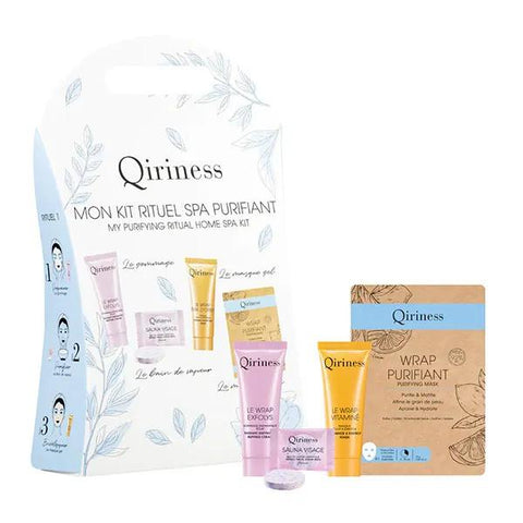 Qiriness Reinigungsritual-Set - Spa, Peeling, Maske - 73ml