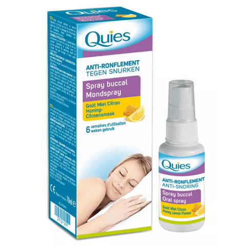 Quies Anti-Ronflement Spray Buccal Goût Miel/Citron 70ml