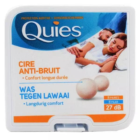 Quies Natural Wax Earplugs 8 Pairs
