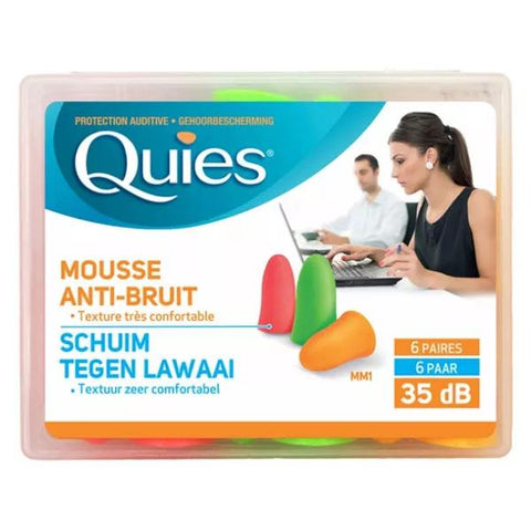 Quies Foam Comfort Ear Plugs 3 Pairs