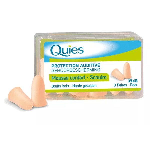 Quies Protection Auditive Mousse Confort 3 Paires