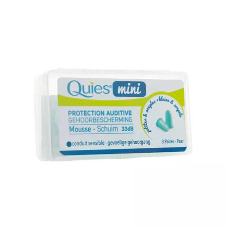 Quies Protection Auditive Mousse Confort Mini 3 Paires