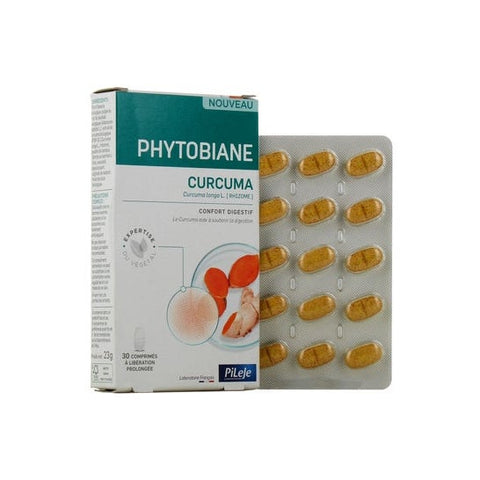 Pileje Phytobiane Curcuma 30 Comprimés