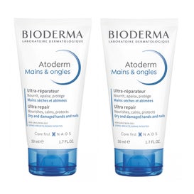 Bioderma Atoderm Crème Mains & Ongles 2x50ml