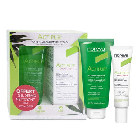 Actipur Coffret Expert Sensi+ Crème Anti-imperfections + Gel moussant