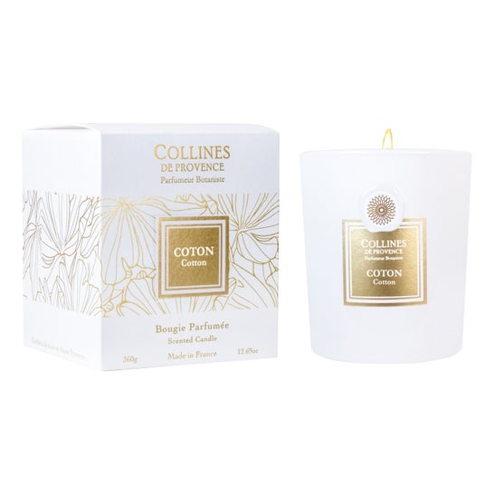 Collines de Provence Bougie Parfumée Coton (360g)