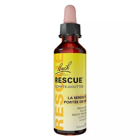 Rescue Fleurs de Bach Original Compte-gouttes Sérénité 20ml