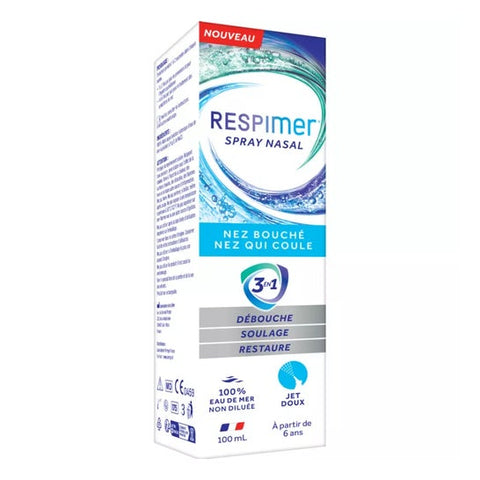 Respimer Spray nasal Iso adulte enfant 3 en 1 (100 ml)