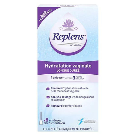 Replens Gel Vaginal 8 unidoses Sans Hormone
