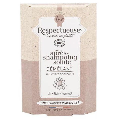 Respektvolle Bio-Entwirrende Feste Haarspülung (40 g)