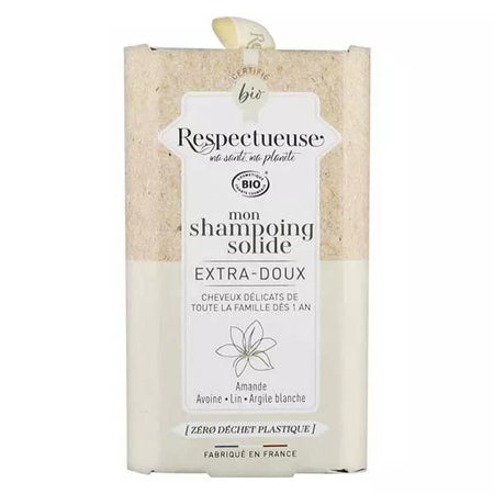 Respectueuse Mon Shampoing Solide Extra-Doux Bio 75g