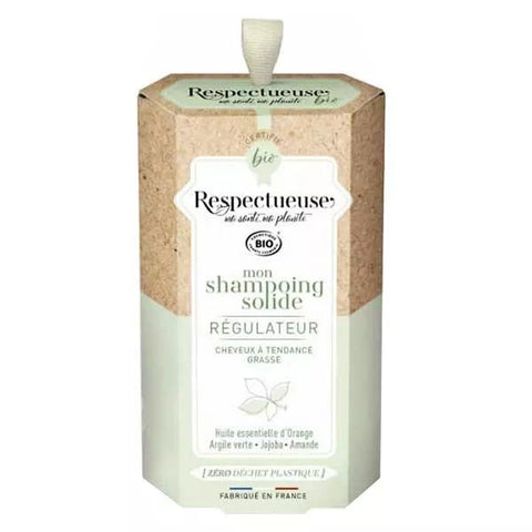 Respectueuse Bio regulierendes festes Shampoo 75g