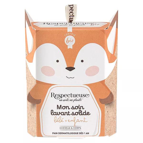 Respectueuse Mon Soin Lavant Solide Cheveux & Corps Bébé & Enfant Bio