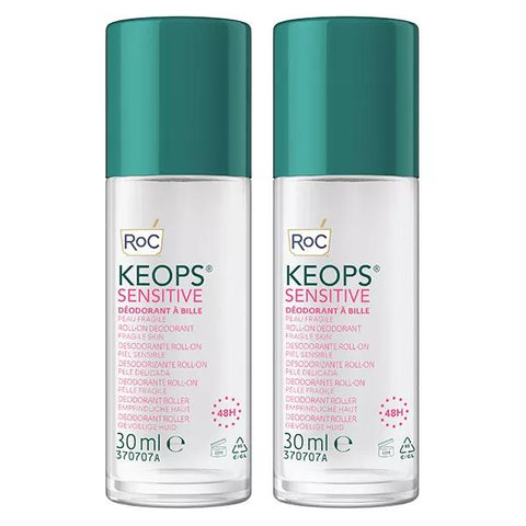 Keops Deo Roll-On Empfindliche Haut - 2er Pack à 30ml