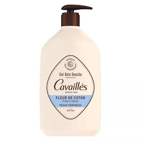 Rogé Cavaillès Extra-Rich Cotton Flower Bath and Shower Gel 1L