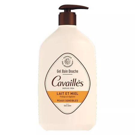 Rogé Cavaillès Gel Bain Douche Surgras Lait et Miel 1L