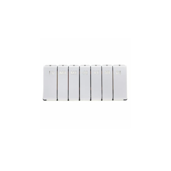Pilbox Pilulier Hebdomadaire Gris