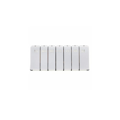 Pilbox Pilulier Hebdomadaire Gris