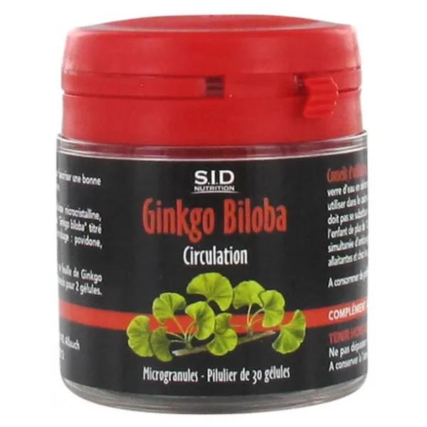 SID Nutrition Phyto Classics Ginkgo Biloba 30 gélules végétales